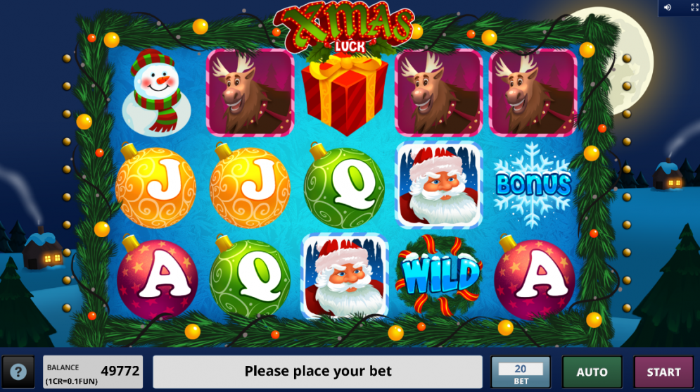 Christmas-themed slot from Booongo
